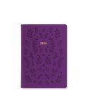 Letts of London Woodland A6 week om dagboek 2026 te bekijken - Paars 26-082169