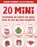 20 San Valentín 20 Patrones de punto de cruz