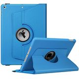 Fintie Draaibare hoes voor iPad 9e generatie (2021)/8e generatie (2020)/7e generatie (2019) 10,2 inch - 360 graden draaibare standaard met penhouder - automatische slaapfunctie - blauw