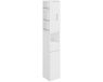 SoBuy BZR242-W Armoire de salle de bain - 30 x 30 x 180 cm - Blanc