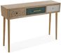 Versa Zijtafel met 3 lades Versa 30 x 77 x 107 cm Hout Bruin