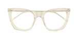 Saint Laurent Sl 214 Kate Thin Opt Lunettes De Vue Femme Jaune Oeil De Chat 55mm