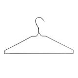 10 Zwarte Draad 10 stuks kleerhangers 40,5 x 21,5 cm