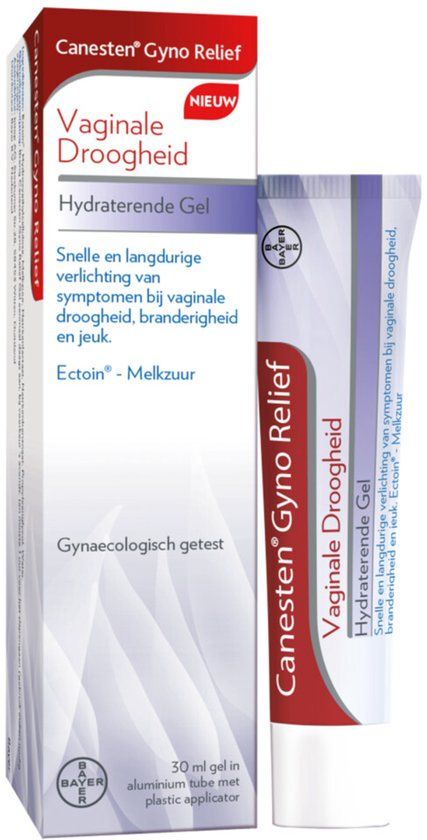 Canesten Gyno Relief 30 ml | Verlicht Vaginale Droogheid, Jeuk en Branderigheid | Hydraterende Gel met Ectoin