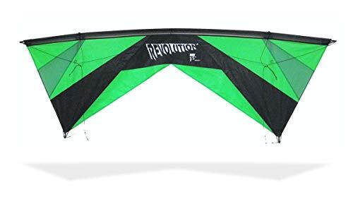 Revolution Kites Revolution EXP Reflex green-black-dark green; 4 lijns stuntvlieger
