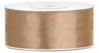 Partydeco Cadeaulint - goud - 2,5 cm x 25 meter - satijn
