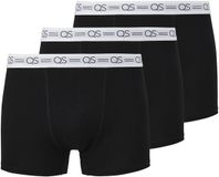 QS s.Oliver Boxershort Mannen Zwart Katoen/Elastaan Maat S