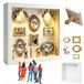 StarTech Frame voor presentatie - LED-verlichting - Zelfbouw silhouettenbox - Met miniatuurfiguren - Compact model voor op tafel - Kunststof - Wit