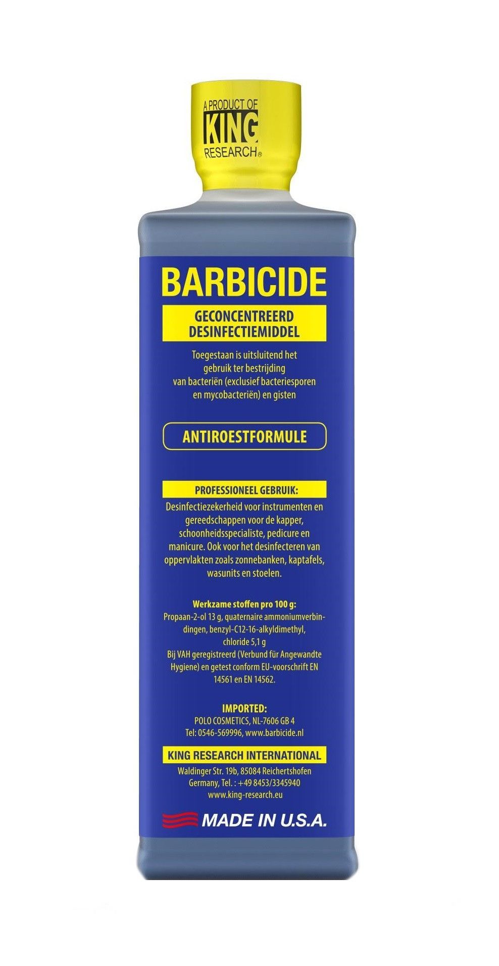 Barbicide Geconcentreerd Desinfectiemiddel 480ml