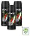 Axe Déodorant Bodyspray Africa - 150 ml - Grand emballage - 3 pièces