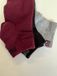 Puma Chaussettes Mi-haut Unies 3 paires Bordeaux /noir/gris | Taille : 39/42