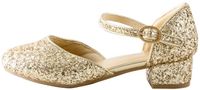 Next - Meisjes - Feestelijke schoenen met laag hakje, bandje en brede pasvorm - Goud