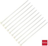 TRU COMPONENTS TC-12626016 Kabelbinder 550 mm 12.7 mm Natuurlijk wit HVAC 100 stuk(s)