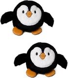 Heunec Mbw Vertriebsges. Mbh 2x stuks pluche pinguin 7 cm - Mini knuffeldieren pinguins