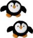 Heunec Mbw Vertriebsges. Mbh 2x stuks pluche pinguin 7 cm - Mini knuffeldieren pinguins