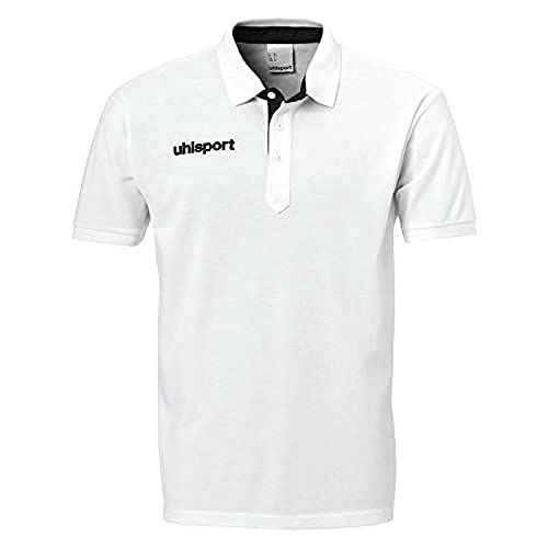 uhlsport Essential Prime Poloshirt - Heren - Wit/Zwart