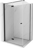 Mexen Mist-F cabine de douche pliable gauche 110 x 90 cm, transparent, noir