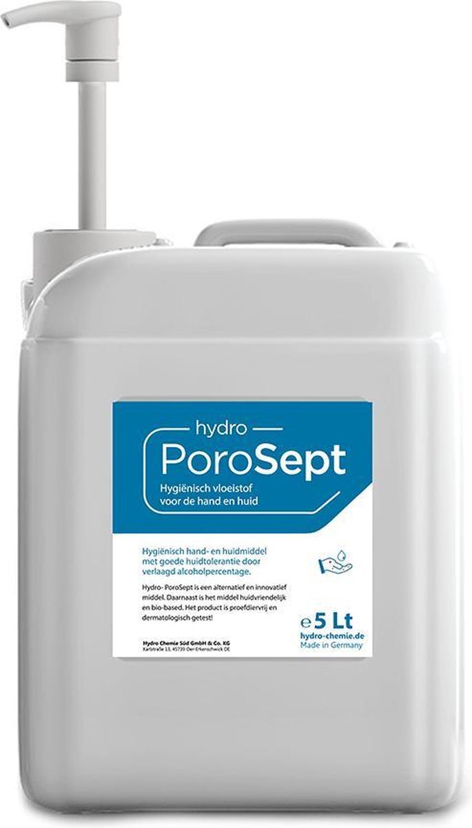 Hydro Chemie PoroSept: Hygiëne hand- en huidmiddel 5 liter