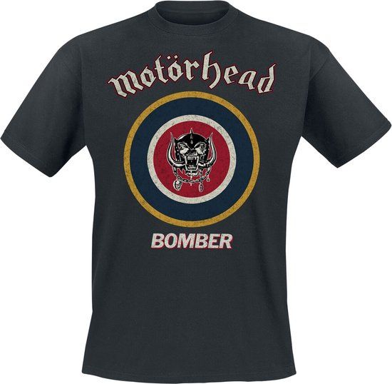Motörhead Bomber Target Heren T-shirt - zwart - 3XL