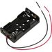 TRU COMPONENTS TC-13220616 Support de batterie Nombre de cellules : 2 AA (penlite) Câble (l x l x h) 60 x 33 x 14,6 mm