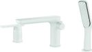 Kuchinox 3 Loch Design Badkraan, Wit, Badmengkraan, HOGE KWALITEIT