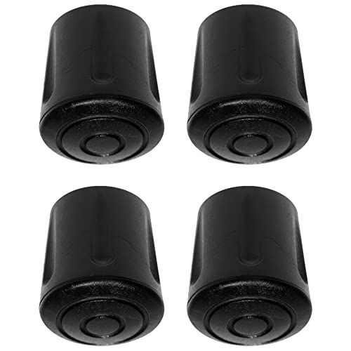 cyclingcolors 4 x stoelglijders van EPDM-rubber, ronde meubelpoten, stop, vloerbeschermers (25 mm)