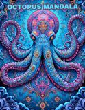Octopus Mandala Coloring Book: Stress Relief Ocean Animal Designs for Adults with 50 Intricate Patterns for Relaxation