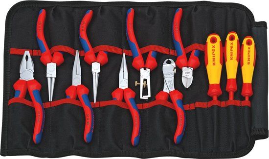 Knipex 00 19 41 Gereedschapsroltas - 11-delig