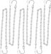 ZenithVibe Plantenhangers - 6 pièces 50 cm chaîne métallique pour plantes suspendues, pots de fleurs, oiseaux, lanternes, panneau d'affichage - usage intérieur et extérieur