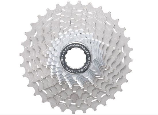 Campagnolo Super Record cassette 12-voudig 11-32 tanden zilver