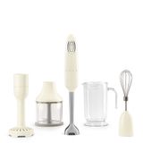 Smeg HBF22CREU - Crème Staafmixer - 700W - Pulse Function - Turbo - RVS Mes - 2 Messen