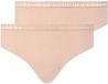 Chantelle Slip Slip Cozy Chic 2P Set van 2 Nude Dames S