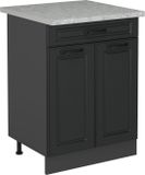 Vicco R-Line Keukenonderkast – 60 cm WB Marmer Antraciet landhuis