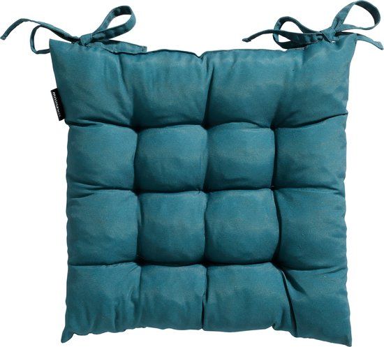 Madison Zitkussen Toscane - Panama Sea Blue - 46x46 cm - Blauw