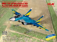 ICM Modelbouwpakket Militaire voertuigen - 72144 Mikoyan MiG-29 Fulcrum - Oekraïense Luchtmacht met JDAM-ER-bommen - Straaljager Plastic - 1:72 - Modelbouw