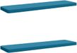 vidaXL - 2-delige Bankkussens VUGHT 100% Polyester Lichtblauw