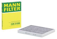 MANN-FILTER Interieurfilter CUK 33 006 deeltjesfilter