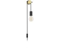EGLO Buddon Wandlamp - E27 - 5,5 cm - Bruin|Zwart