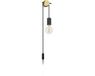 EGLO Buddon Wandlamp - E27 - 5,5 cm - Bruin|Zwart