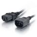 Cables To Go 0,5 m 18 AWG voeding-verlengkabel (IEC320C13 naar IEC320C14)