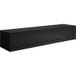 Muebles Bonitos Meuble TV suspendu 1 porte meuble TV de salon 160x30x40cm modèle Luke H2 noir finition brillante