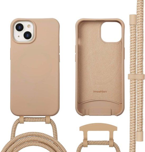 imoshion Color Backcover met afneembaar koord met MagSafe voor de Apple iPhone 14 - Nude