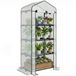 Outsunny Kas - Gegalvaniseerd staal - 70x50x160cm - Wit