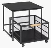 StarTech Icecat Koelkastplank - Klein opbergrek - 50,8 x 50,8 cm - IJzer - Opbergmand met lade - Zwart