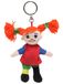 Pippi Langstrumpf Sleutelhanger voor kinderen (14-16 cm), schattige pop als knuffeldier, sleutelhanger, tas, hanger voor rugzak, schooltas, officieel gelicentieerd