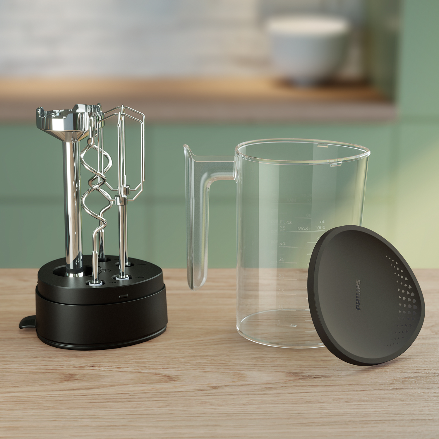 Philips 5000 Series HR3781/20 Hand Mixer - 500W - Black