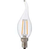 BES LED E14 Filament LED Candle Bulb - 4W - 2700K - 320lm - Dimmable No