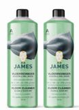 James Vloerreiniger Schoon & Snel Droog – Sneldrogende Vloerreiniger Zonder Strepen – Voor Laminaat, PVC, Tegels & Dweilrobots - 2 x 1 liter - Voordeelverpakking