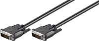 Microconnect DVI-D - DVI-D, 1m Kabel Zwart
