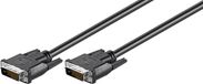 Microconnect DVI-D - DVI-D, 1m Kabel Zwart